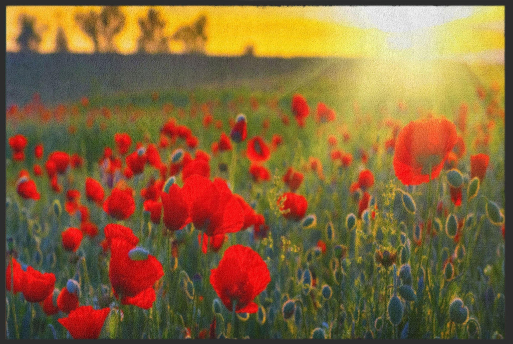 Fussmatte Mohn Feld 4546-Matten-Welt