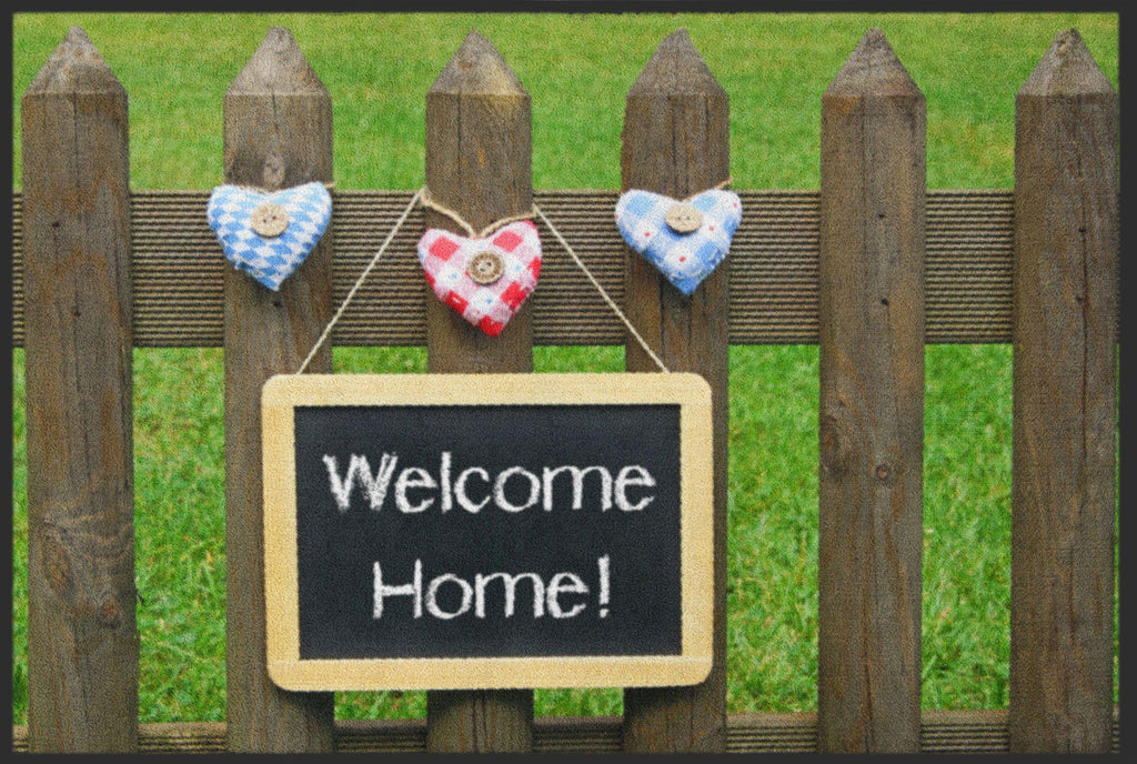 Fussmatte Welcome Home Gartenzaun 4155-Matten-Welt